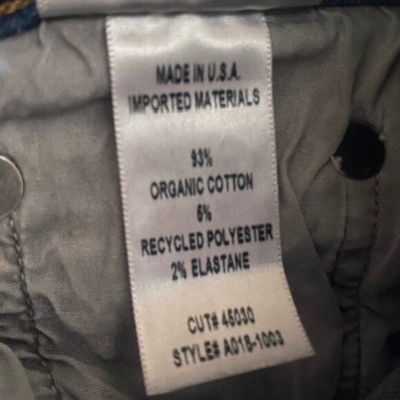 Agolde Amour Vert Exclusive Sophie High Rise Skinny Crop Jeans 28 - Picture 5 of 6